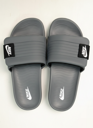 NIKE GREY SLIDES