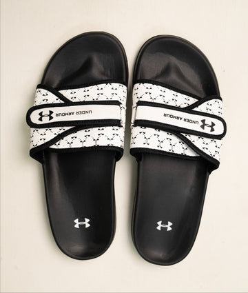 UnderArmour White Slides