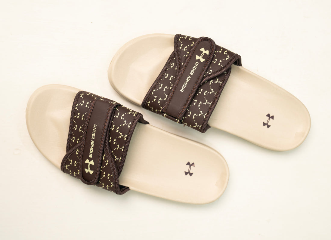 UnderArmour Beige Slides