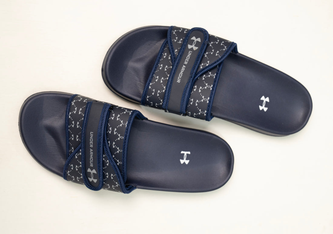 UnderArmour Navy Blue Slides