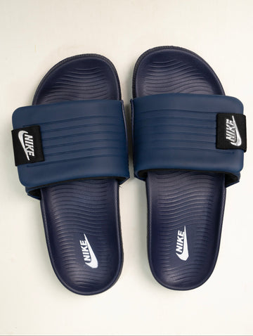 NIKE BLUE SLIDES