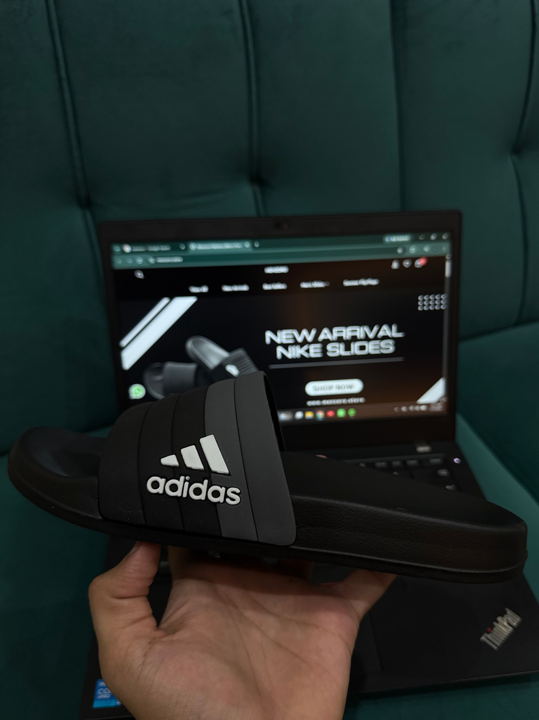 MZ Black Slides for Men – Comfortable Daily Wear Slides